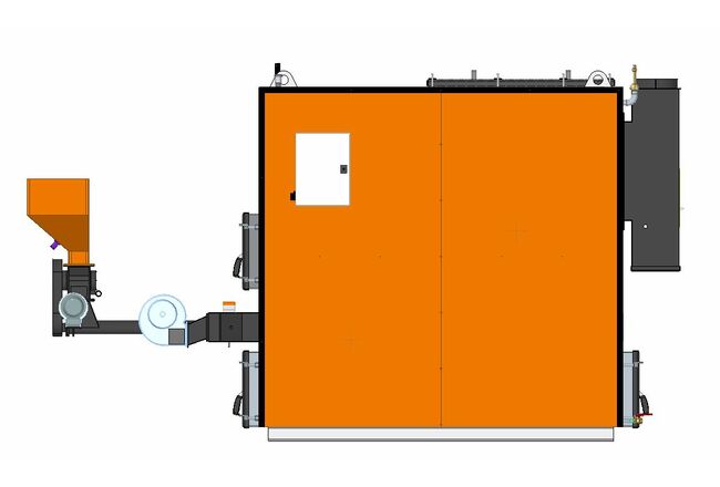 Пеллетный котел КГ-ПВ под БМК 100 кВт, Мощность: 100 кВт, изображение 3